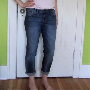 Gap Boyfriend Fit Cuffed Jeans